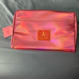 Jeffree Star Cosmetics Pink Holographic Makeup Bag